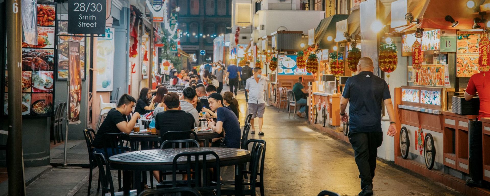 Stadtrundfahrt Singapur: Chinatown Food street