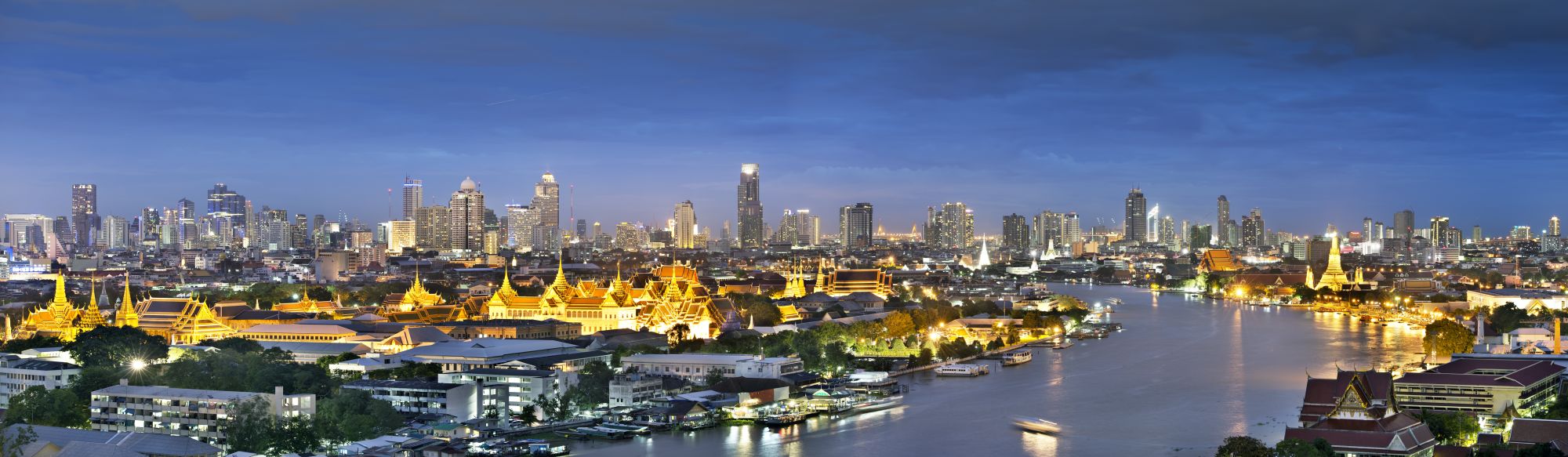 Chao Phraya by Night à Bangkok: Bangkok