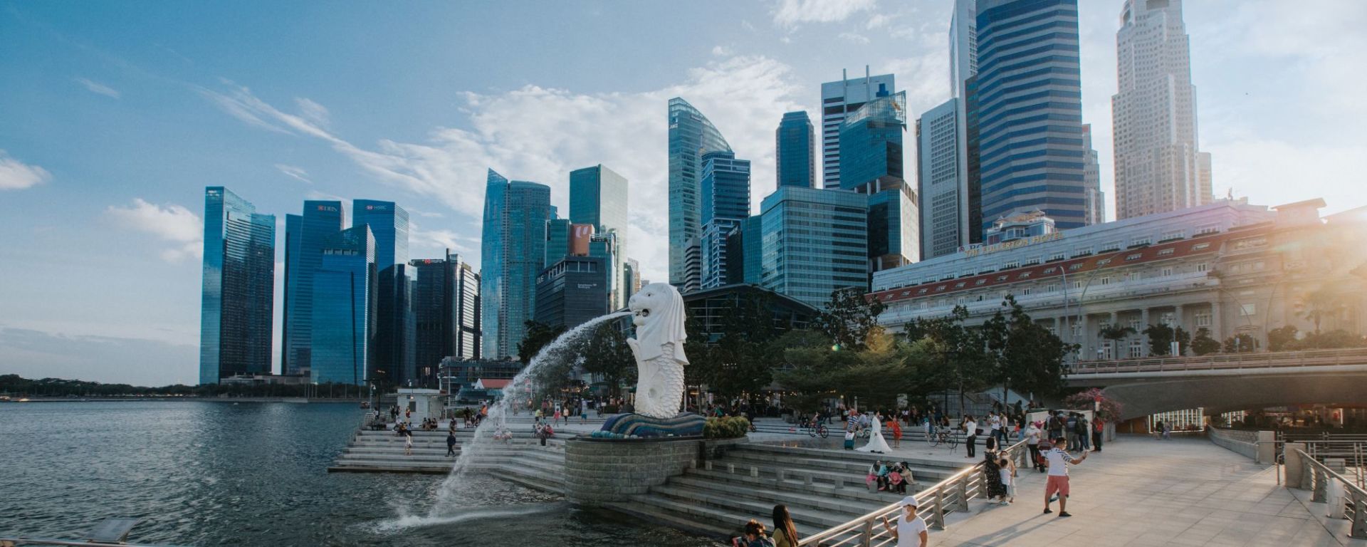 Stadtrundfahrt Singapur: Merlion Park 