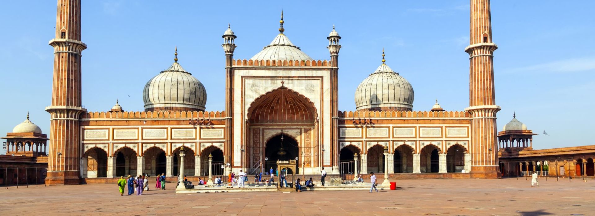Zu Fuss durch Alt-Delhi: Jama Masjid Delhi