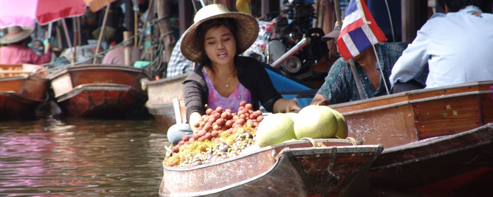 Bangkok auf eigene Faust / Ganztags mit Aussenbezirken: Damnoen Saduak Floating Market
