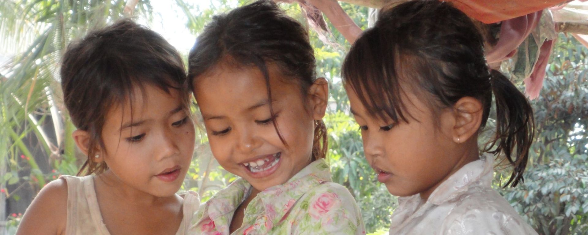 Tour à vélo sur l’île de Koh Dach sur le Mékong à Phnom Penh: Cambodian Girls