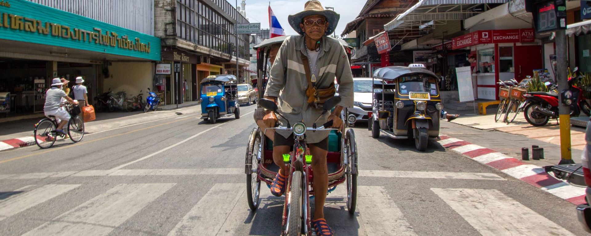 Vieille ville de Chiang Mai: Chiang Mai Rickshaw Driver