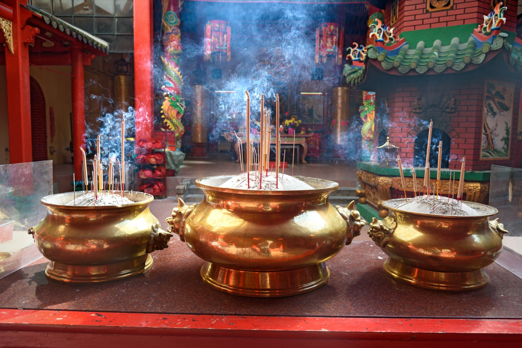 Kuala Lumpur traditionnelle: Kuala Lumpur Kuan Ti Temple 