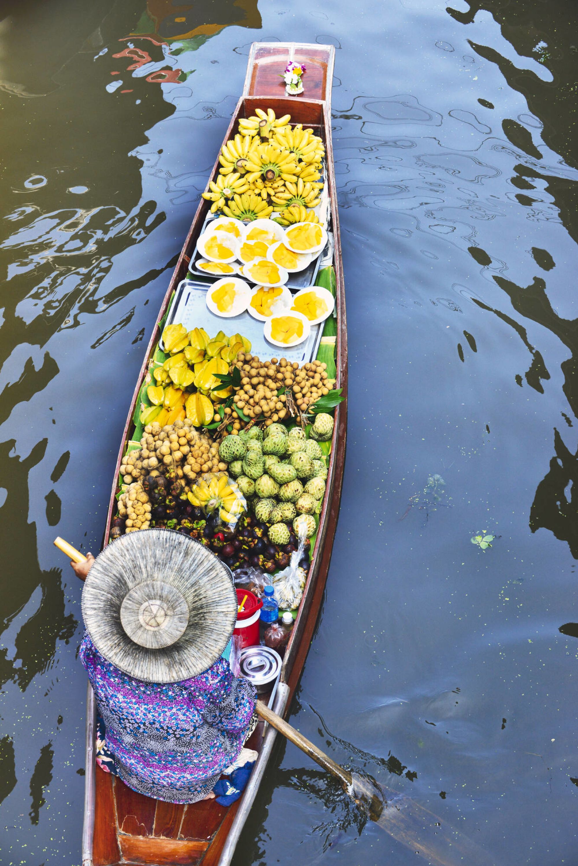 Railway Market & Schwimmender Markt Damnoen Saduak in Bangkok: Floating Market