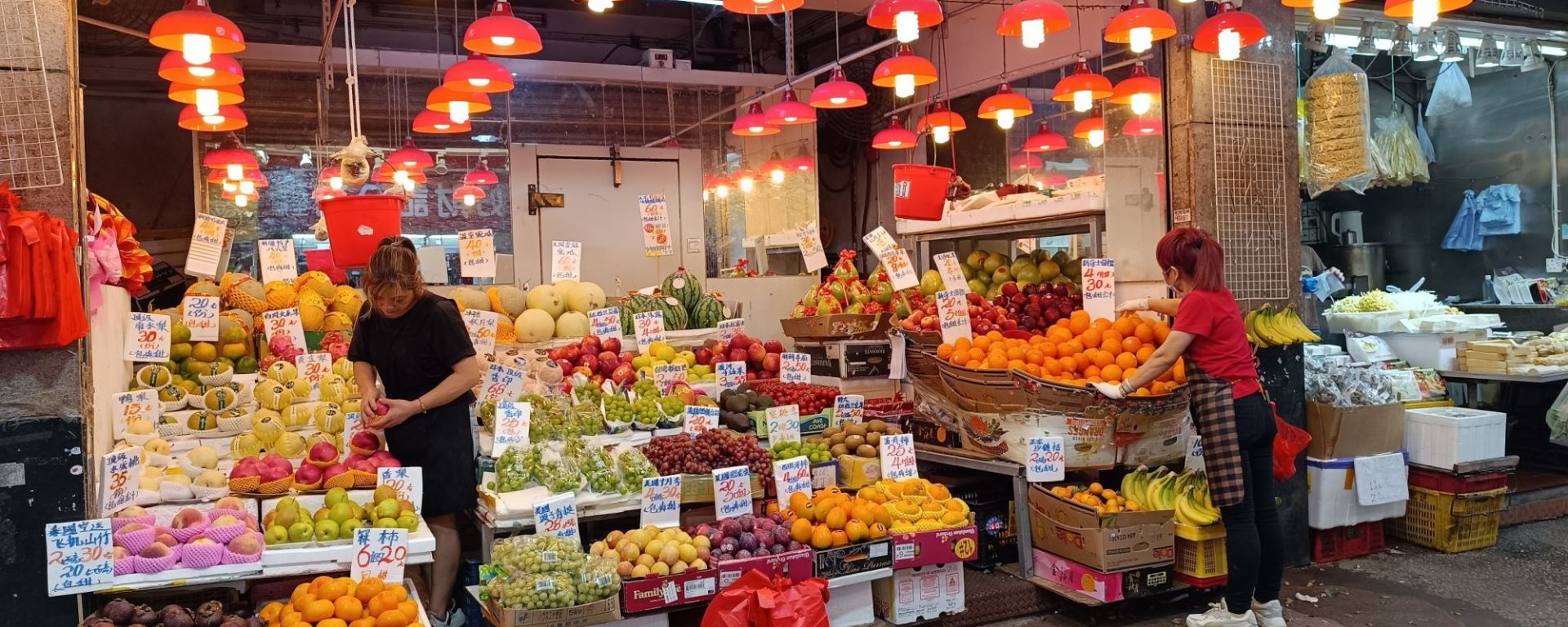 «New Territories» authentiques à Hong Kong: Yuen Long New Street market 