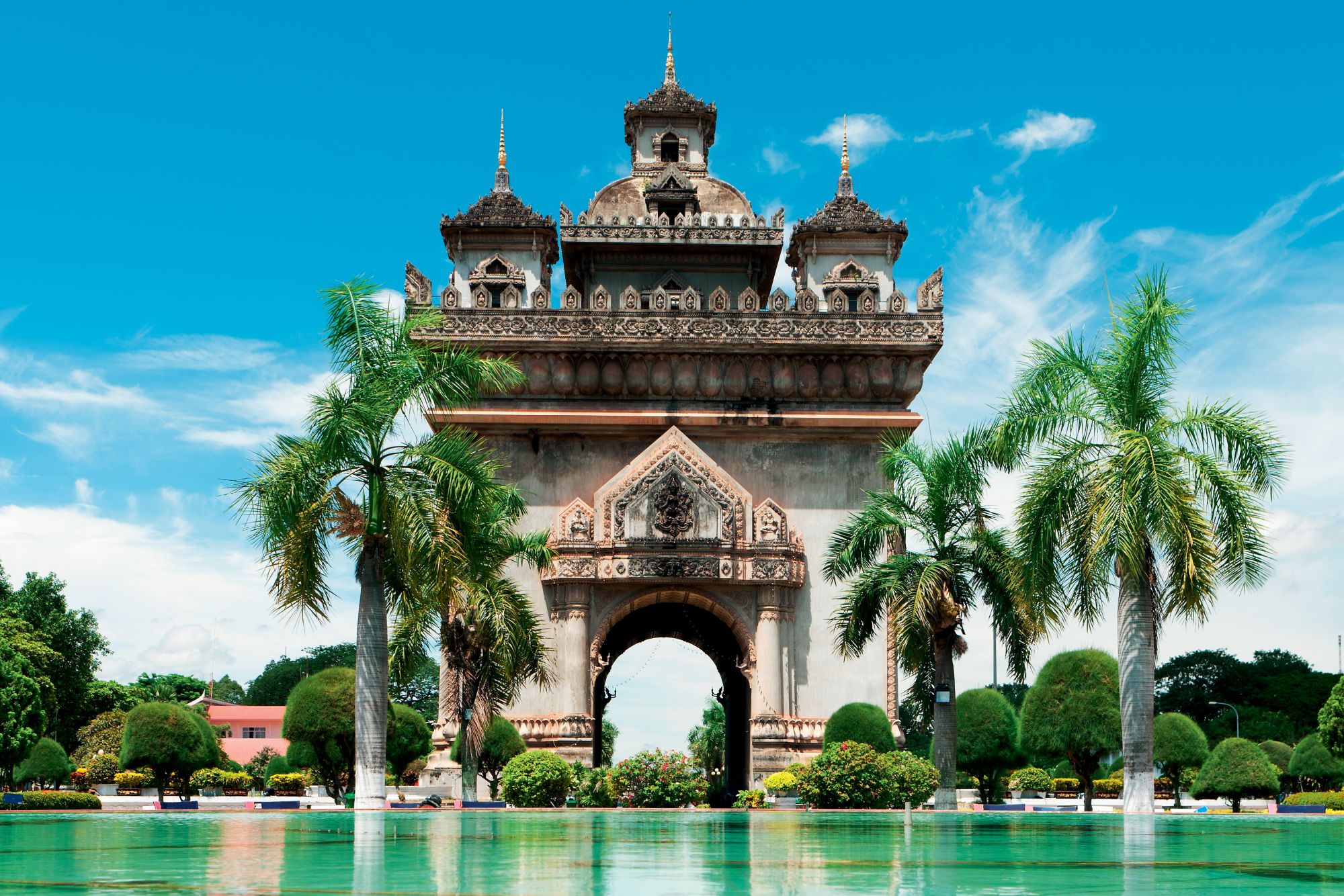 Explorer Vientiane en tuk tuk: Vientiane: Patuxai