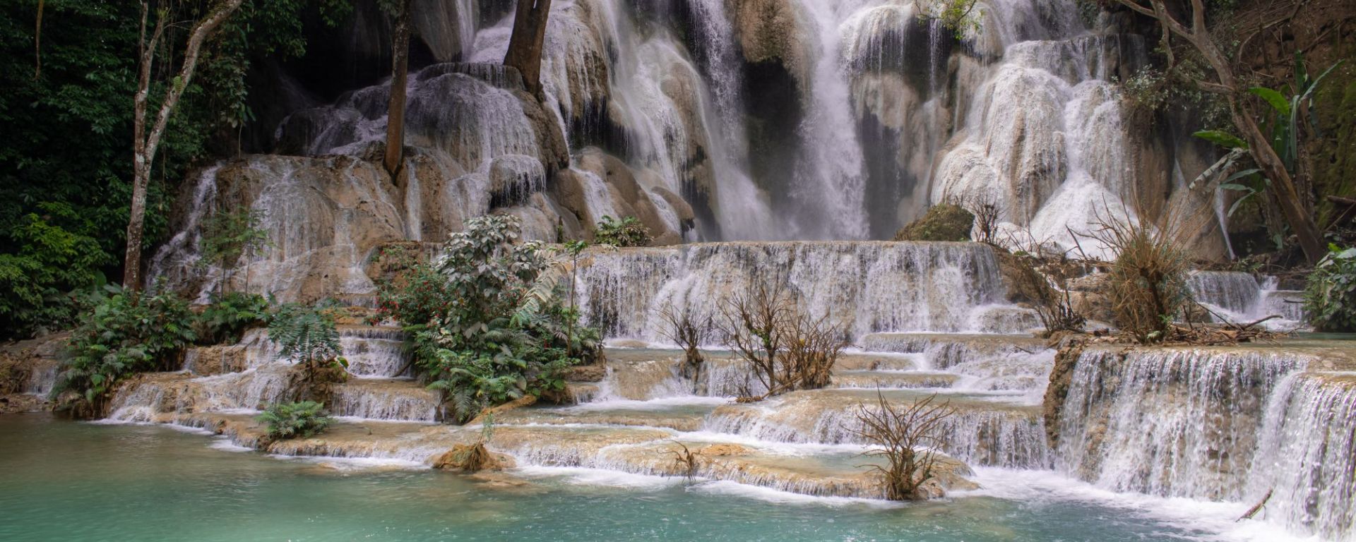 Tour de ville en tuk tuk et cascade de Kuang Si à Luang Prabang: Luang Prabang - Kuangsi Waterfall 