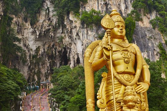 Les hauts lieux de la Malaisie de Kuala Lumpur: Kuala Lumpur: Batu Caves Temple 
