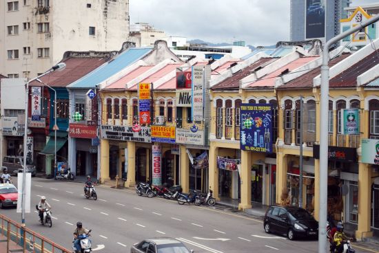 Mietwagen Rundreise Malaysia ab Kuala Lumpur: Penang: 19th Century Shop-Houses