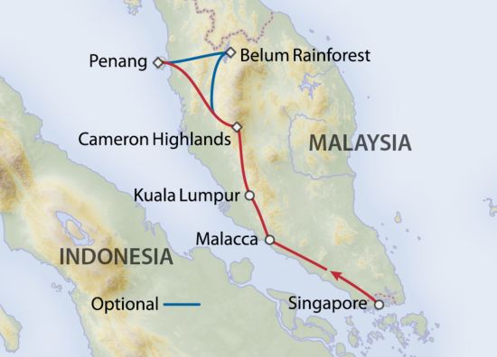 Les hauts lieux de la Malaisie de Kuala Lumpur: Malaysia | Hoehepunkte Malaysias