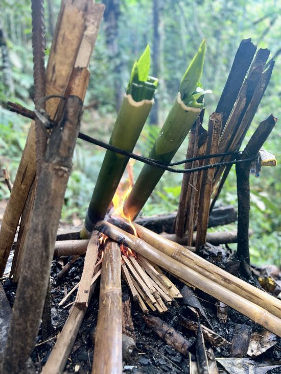 Sarawak – la nature dans toute sa splendeur de Kuching: f&b: Bamboo Chicken