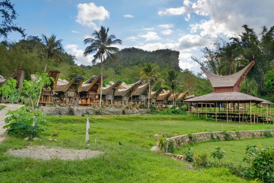 Sulawesi - au pays des Toraja de Makassar: Sulawesi Toraja Tongkonan traditional village Kete Kesu