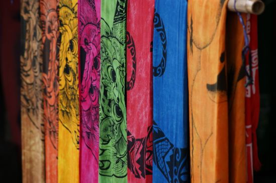 Bali active de Sud de Bali: Bali colourful sarongs