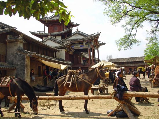 Les hauts lieux du Yunnan de Kunming: Shaxi: Traditional town