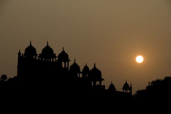 Triangle d'Or de Delhi: beach: beach: Fatehpur Sikri sunset
