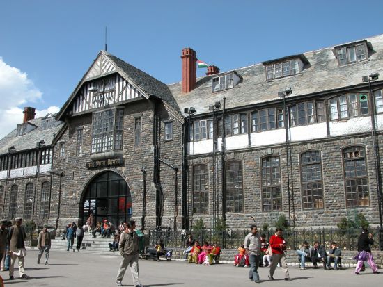 Am Fusse des Himalaya ab Delhi: Shimla: Old Town