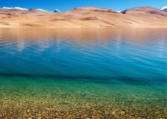 Die spektakuläre Bergwelt von Ladakh ab Leh: Ladakh: Tso Moriri