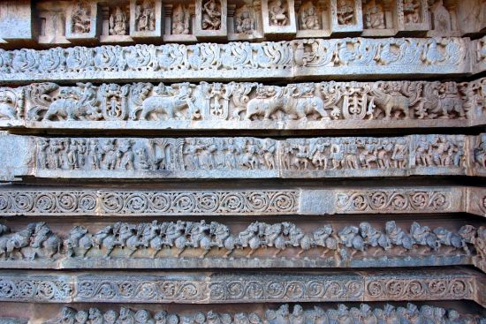 Le sud diversifié de l’Inde de Kochi: Halebid: Temple details