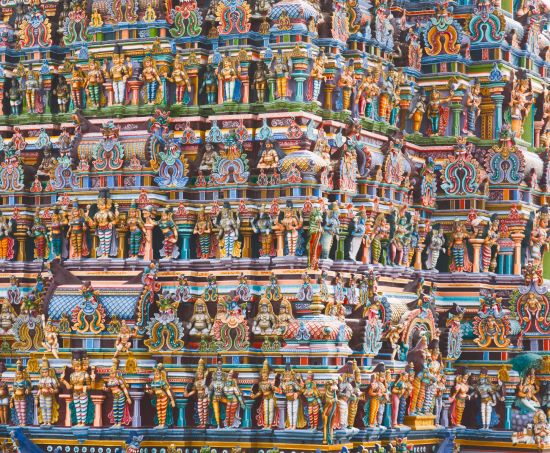 Les hauts lieux du sud de l'Inde de Chennai: Madurai Meenakshi Temple