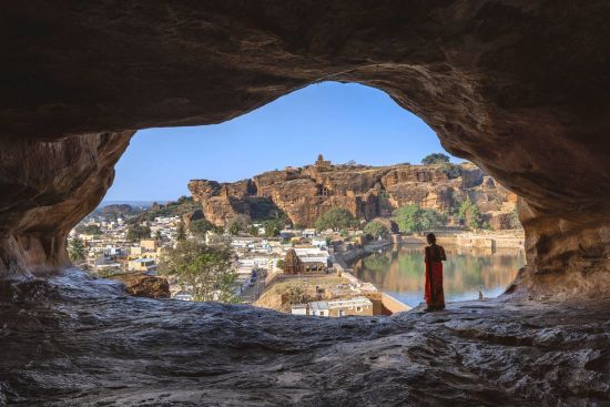Karnatakas kulturelles Vermächtnis ab Goa: Badami: Cave Temples