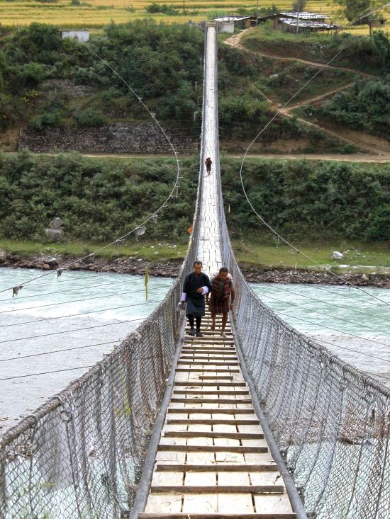 Bhutan - Land und Legenden ab Paro: Suspension Bridge
