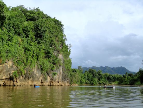River Kwai Soft Adventure & Expérience avec les éléphants de Bangkok: River Kwai: canoeing