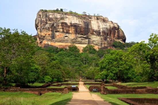 Les hauts lieux du Sri Lanka de Colombo: Sigiriya: Lions Rock