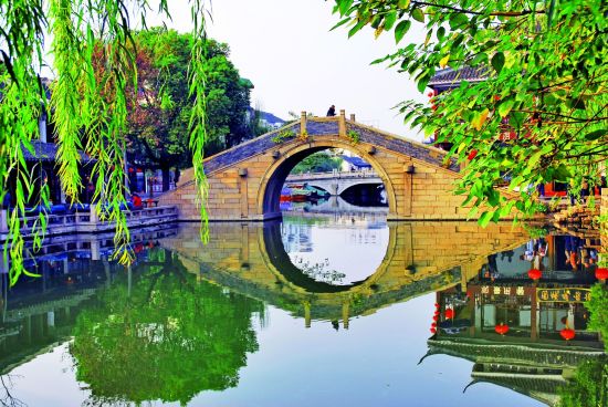 Charmantes cités-jardins et villes d'eau de Shanghai: Zhouzhuang: Bridge