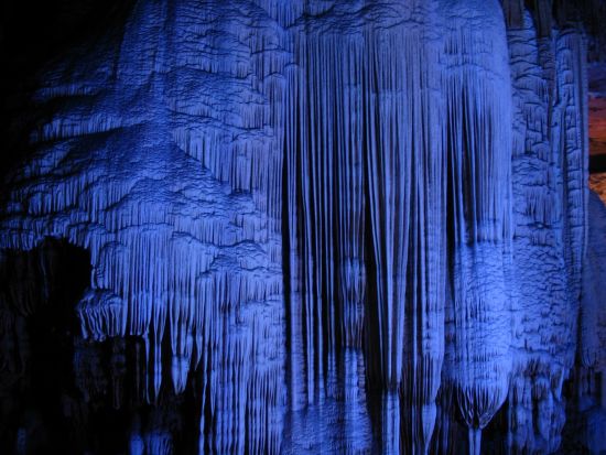 Rizières en terrasses & paysages montagneux de Guilin: Yangshuo: silver cave