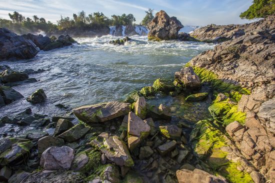 Le sud ravissant du Laos de Pakse: Champasak: Li Phi Waterfalls