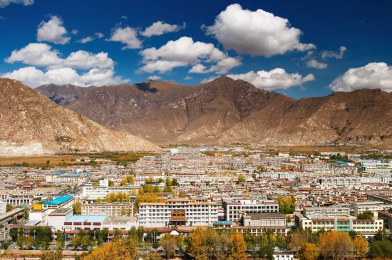 La magie du Tibet - Programme de base de Lhasa: Lhasa beautiful view