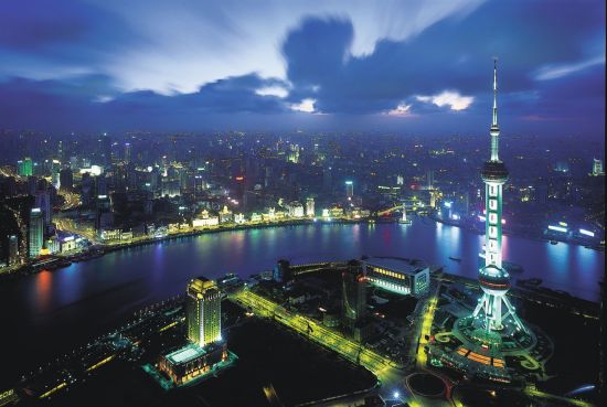 Kaiserliches China mit Yangtze Kreuzfahrt ab Peking: Shanghai Cityview by Night