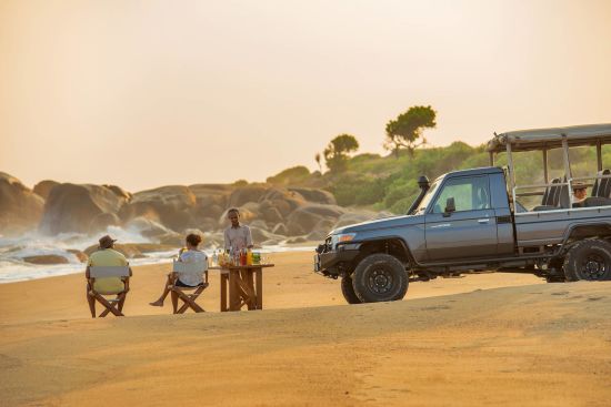 Uga Chena Huts - Safari dans le parc national de Yala - 3 jours de Colombo: activities: At the Sea