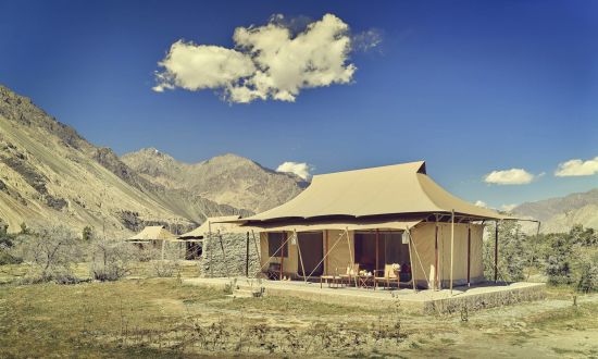 Le Ladakh luxueux de Leh: nubra tent exterior