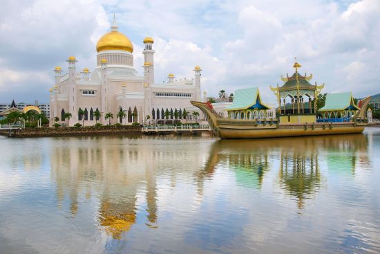 Les hauts lieux de Bornéo avec option "Brunei" de Kuching: Bandar Seri Begawan Mosque