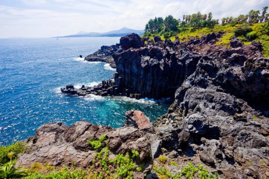 Mietwagen Rundreise «Jeju Island»: Daepo Jusangjeolli cliff
