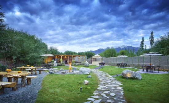 Le Ladakh luxueux de Leh: cafe cloud