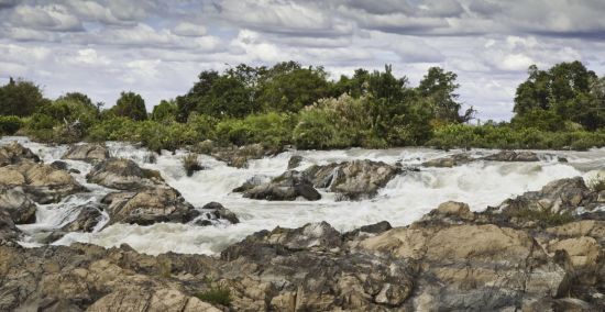 Traversée du sud du Laos à Angkor de Pakse: Champasak: Li Phi Waterfalls