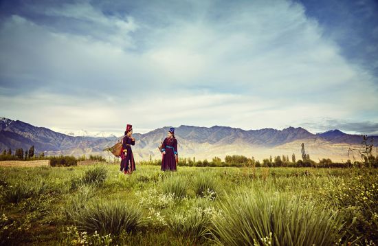 Le Ladakh luxueux de Leh: village-walk
