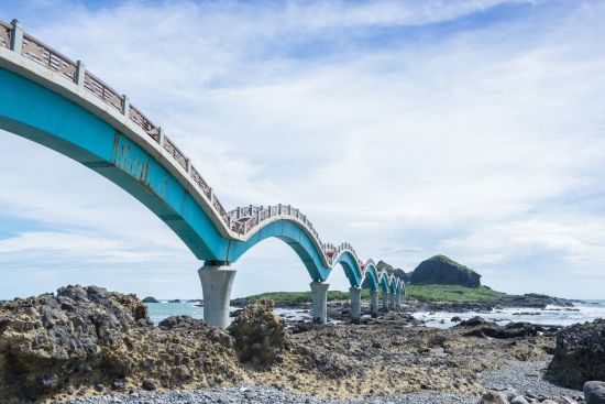 Les hauts lieux de Taïwan de Taipei: Sansiantai bridge Taitung