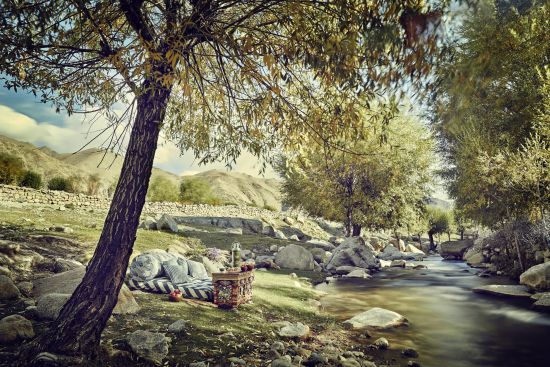 Le Ladakh luxueux de Leh: picnic warlia