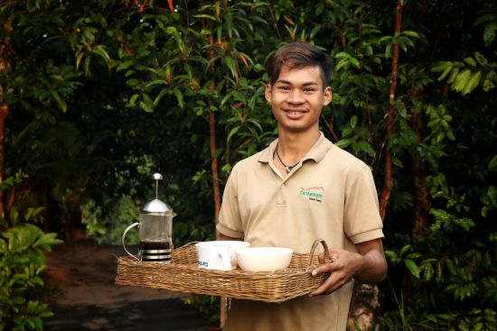 Im Wilden Westen Kambodschas ab Siem Reap: f&b: Cardamom Tented Camp | Service 