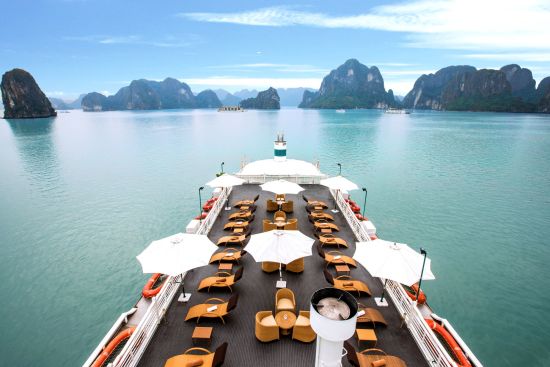 Halong Bucht Kreuzfahrten mit «The Au Co» ab Hanoi: Sundeck - 2