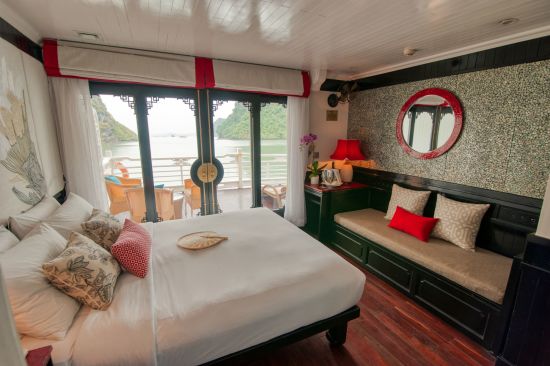 Halong Bucht Kreuzfahrten mit «The Au Co» ab Hanoi: room: Long Quan Suite
