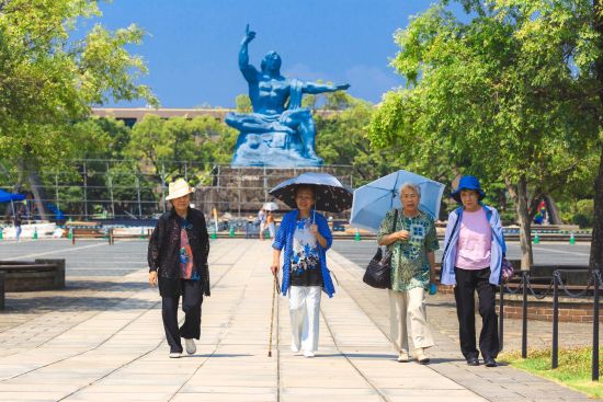 Kyushu – L'île ardente du Japon de Kagoshima: Peace Park in Nagasaki