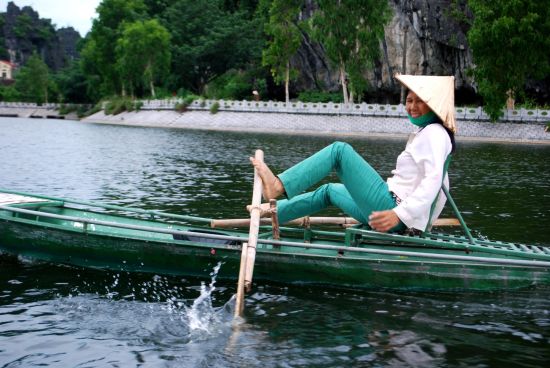 Impressionen Nordvietnams ab Hanoi: Tam  Coc: