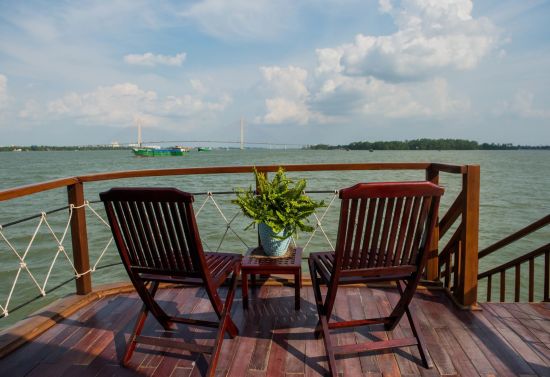 Croisières fluviales dans le delta du Mékong avec «Dragon Eyes» de Saigon: Front vỉew