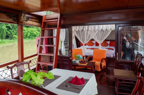 Croisières fluviales dans le delta du Mékong avec le bâteau privé «Gecko Eyes» de Saigon: Dining