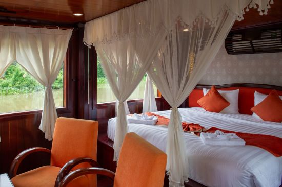 Croisières fluviales dans le delta du Mékong avec le bâteau privé «Gecko Eyes» de Saigon: Bedroom 1